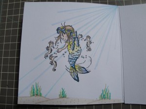 Mermaid card internal detail