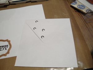 Back of envelope 'Hey there'