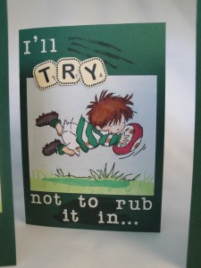 I'll try not to rub it in 1