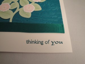 embossing - Shibumi thinking of you